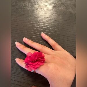 New Pink Flower Ring 🌺
